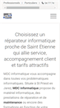 Mobile Screenshot of mdc-informatique.com